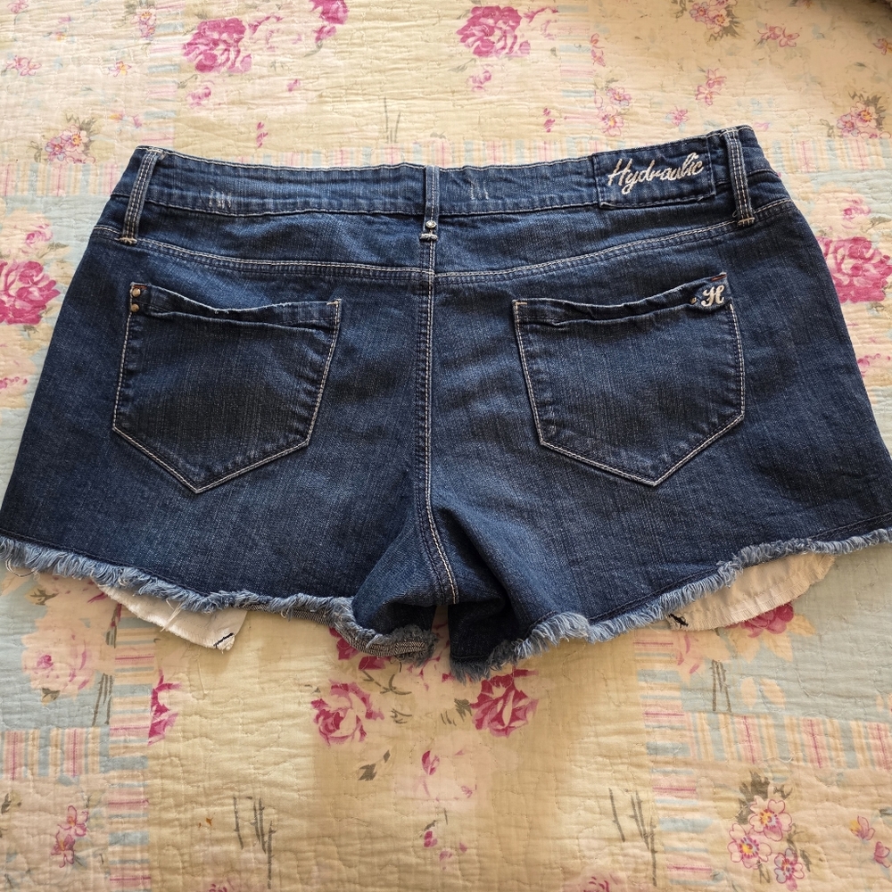Hydraulic Bailey Denim Shorts, Size 17/18 - Picture 4 of 4